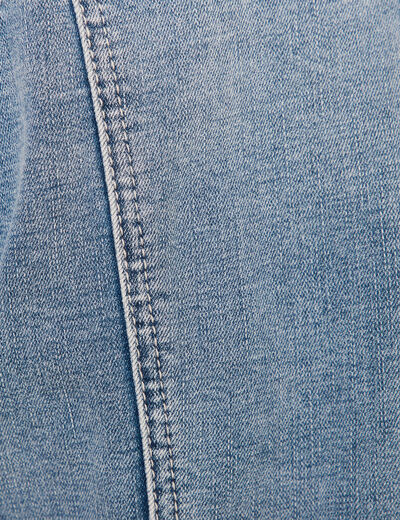 Veste en jean brodée denim double stone femme