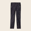 Pantalon tregging 7/8ème noir femme