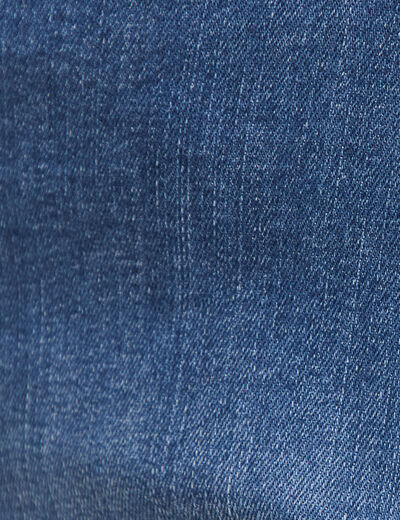 Jean droit 7/8ème à pont denim stone femme