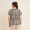 T-shirt manches courtes noir femme