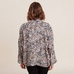 Kimono manches longues noir femme