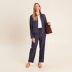 Jean boyfriend 7/8&egrave;me fluide denim brut femme
