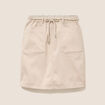 Jupe droite r&eacute;versible blanc femme