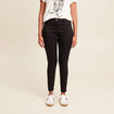 Pantalon léger taille standard 7/8ème noir femme