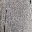 Pantalon loose taille bascul&eacute;e gris femme