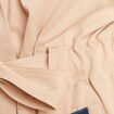 Trench d&eacute;perlant avec capuche doubl&eacute; beige femme