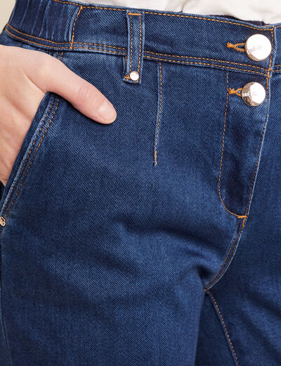 Jean chino 7/8ème denim stone femme