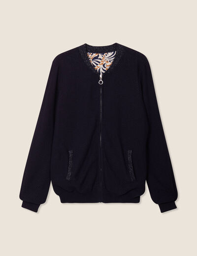 Gilet réversible esprit bomber camel femme