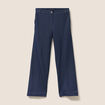 Jean large 7/8&egrave;me denim brut femme