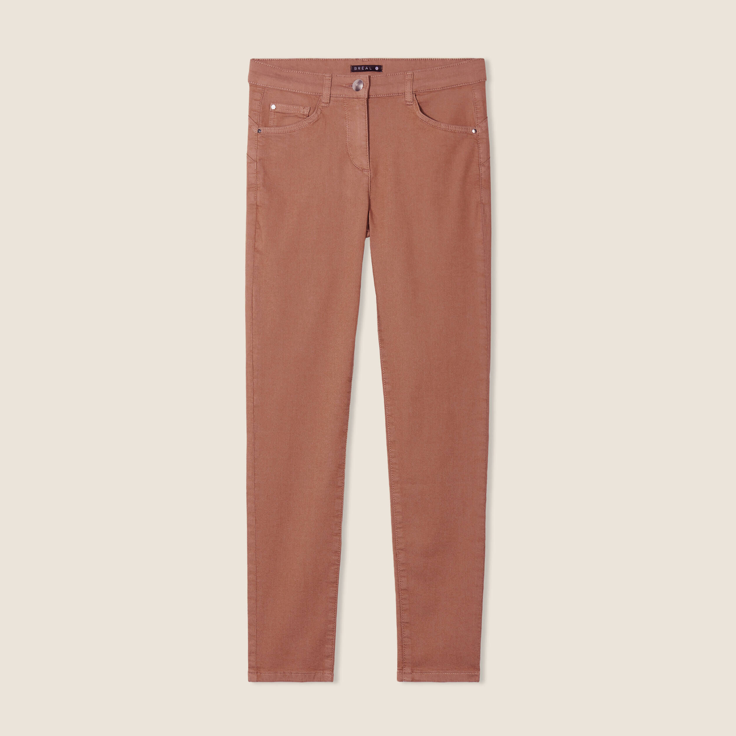 Pantalon marron femme 2025 h&m