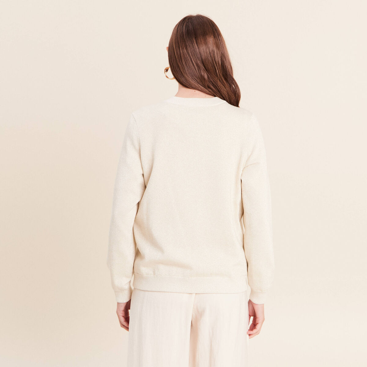 Gilet r&eacute;versible esprit bomber blanc femme