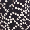 Blouse manches 3/4 noir femme
