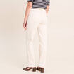 Jean taille haute sable femme
