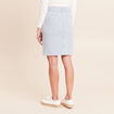 Jupe taille haute bleu femme
