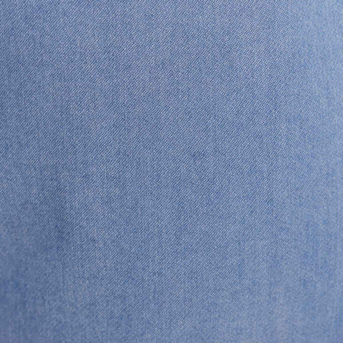 Jogging large 7/8&egrave;me en maille denim bleach femme