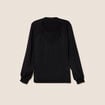 Blouse droite manches longues dentelle noir femme