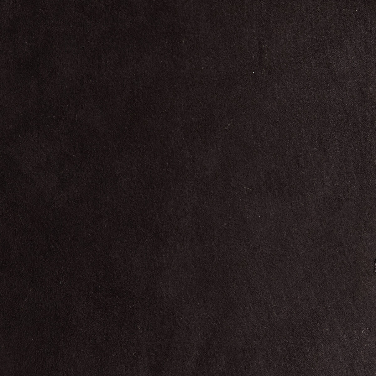 Jupe courte trap&egrave;ze aspect daim noir femme