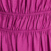 Robe &eacute;vas&eacute;e col v longueur genou violet clair femme