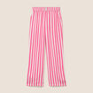 Pantalon fluide et large taille standard rose fushia femme