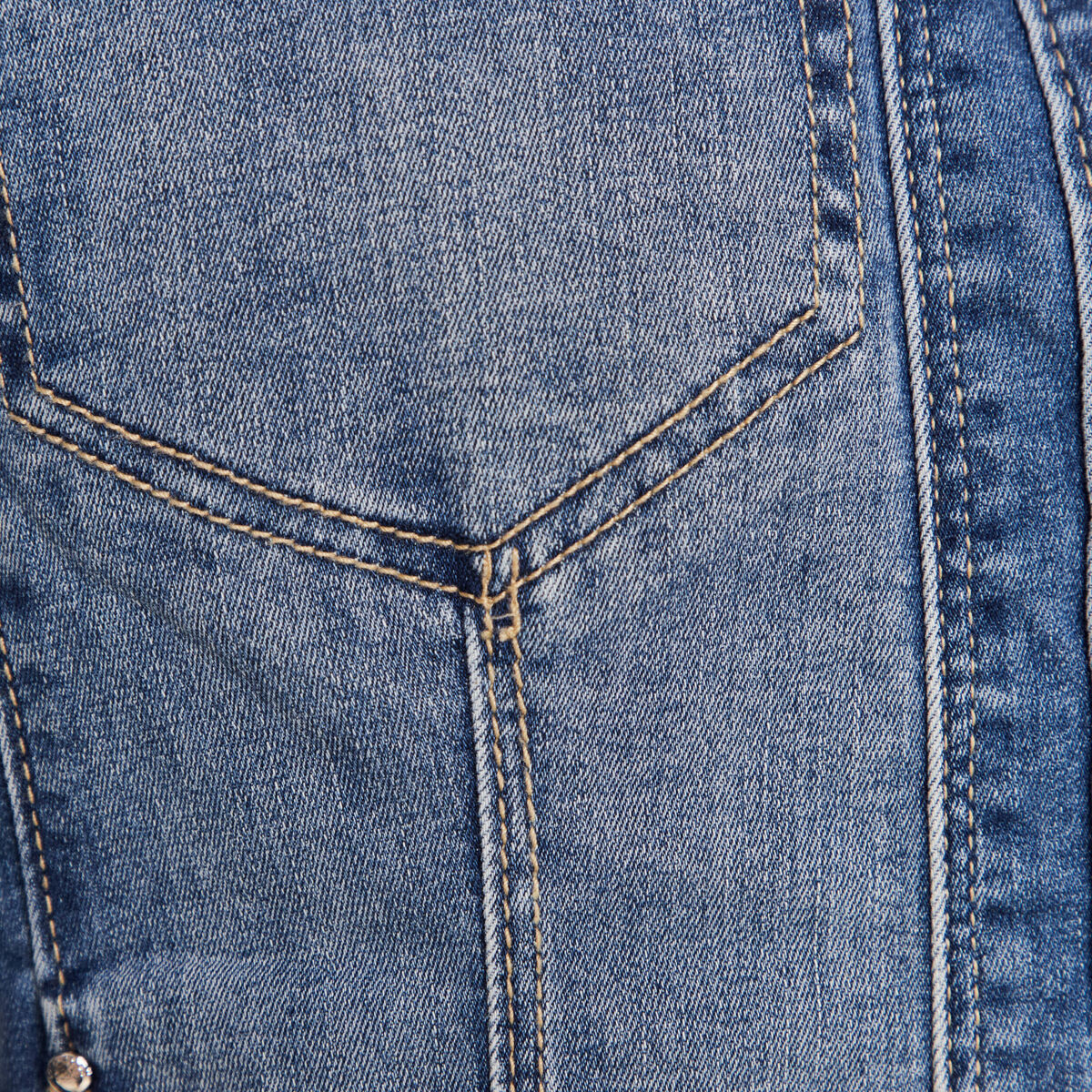 Blouson en jean denim double stone femme