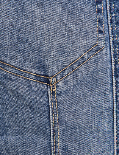Blouson en jean denim double stone femme