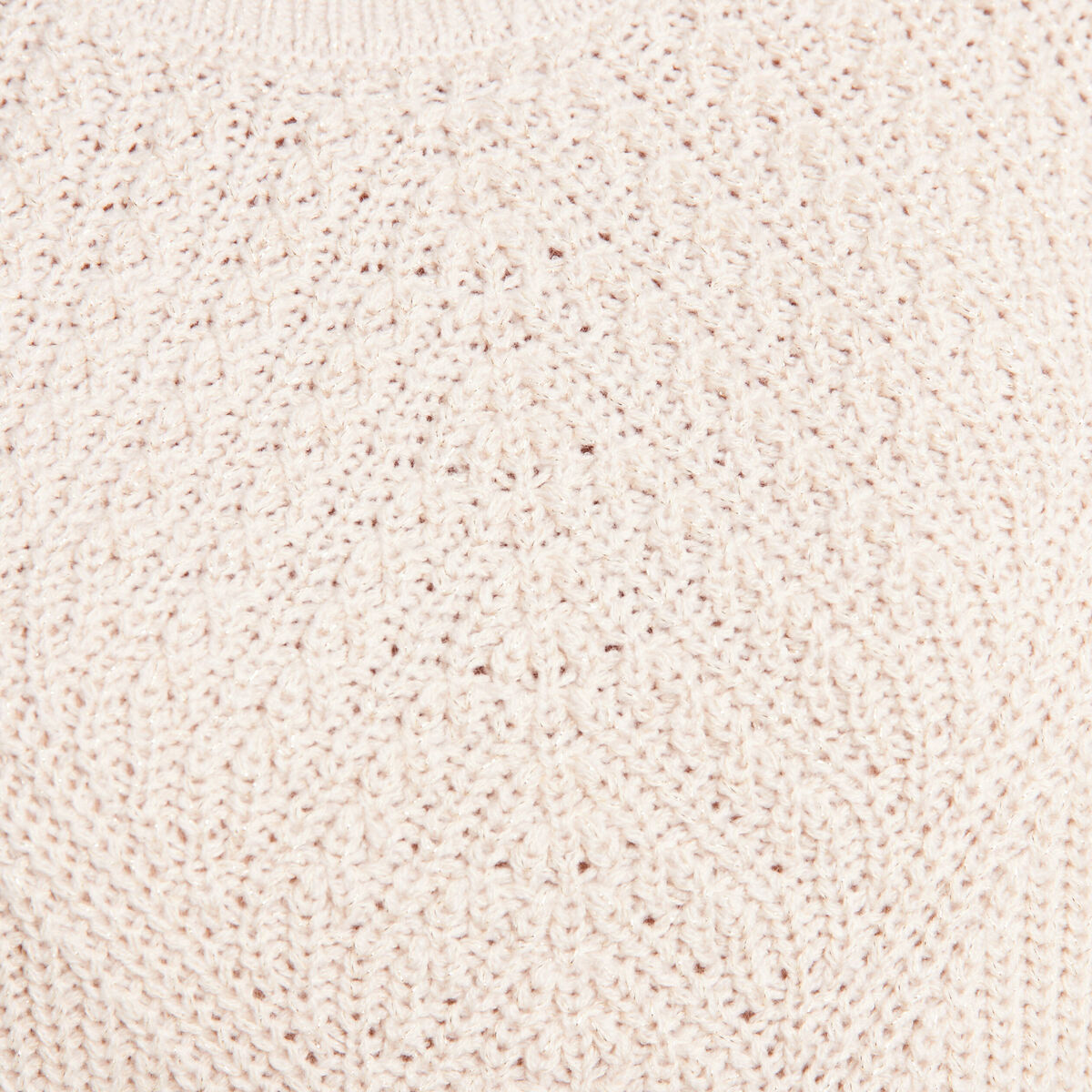 Pull manches longues creme femme