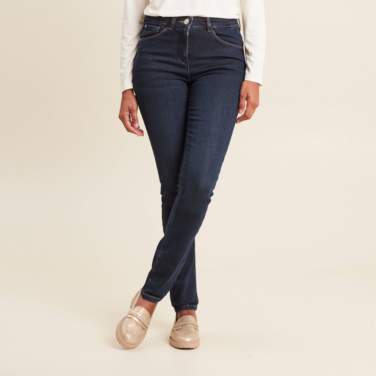 Jean magique Le Chaud denim brut femme