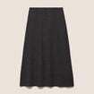 Jupe taille standard gris fonc&eacute; femme