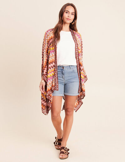 Kimono multicolore femme