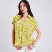 Blouse manches courtes vert femme