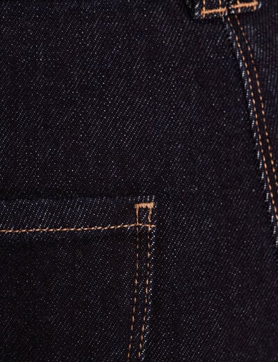 Jean taille haute denim brut femme