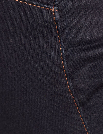 Jean magique ajusté taille standard denim brut femme