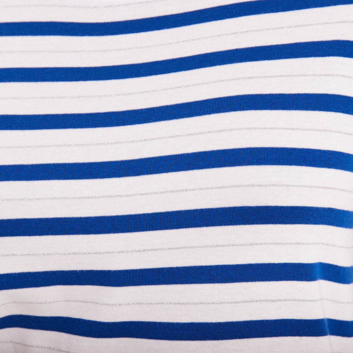 T-shirt manches courtes bleu femme