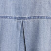 Chemise ample manches 3/4 col chemise denim double stone femme