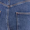 Jean bermuda taille haute denim denim stone femme