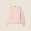 Pull confectionné en France vieux rose femme
