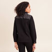 Chemise en jean manches longues noir femme