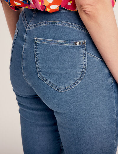 Bermuda magique le Léger denim bleach femme