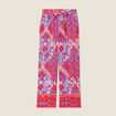 Pantalon flou rouge femme