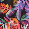 Veste droite col ch&acirc;le multicolore femme