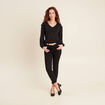 T-shirt manches longues noir femme