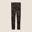 Pantalon ajust&eacute; noir femme