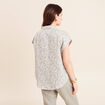 Chemise sans manches vert kaki femme