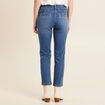 Jean droit 7/8ème à pont denim stone femme