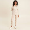 Pull manches longues couleur or femme