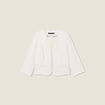 Veste cintr&eacute;e ecru femme