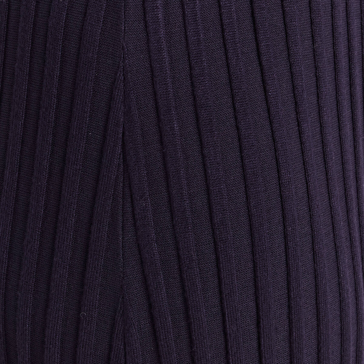 Jupe en maille bleu marine femme