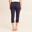 Pantacourt magique Le L&eacute;ger coupe droite bleu marine femme