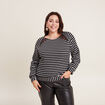T-shirt manches longues noir femme