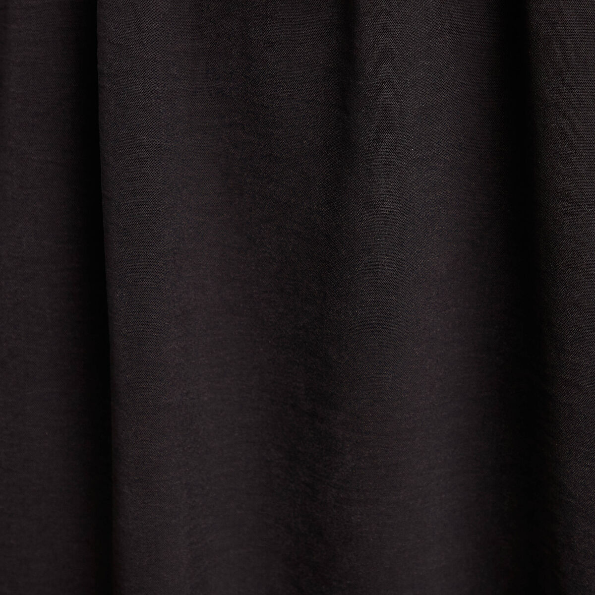 robe courte évasée col rond noir femme